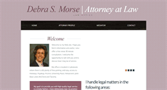 Desktop Screenshot of debramorselaw.com