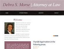 Tablet Screenshot of debramorselaw.com